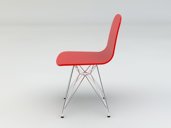 3d herman miller plastic chair - Herman Miller Plastic Side Chair by mrviz